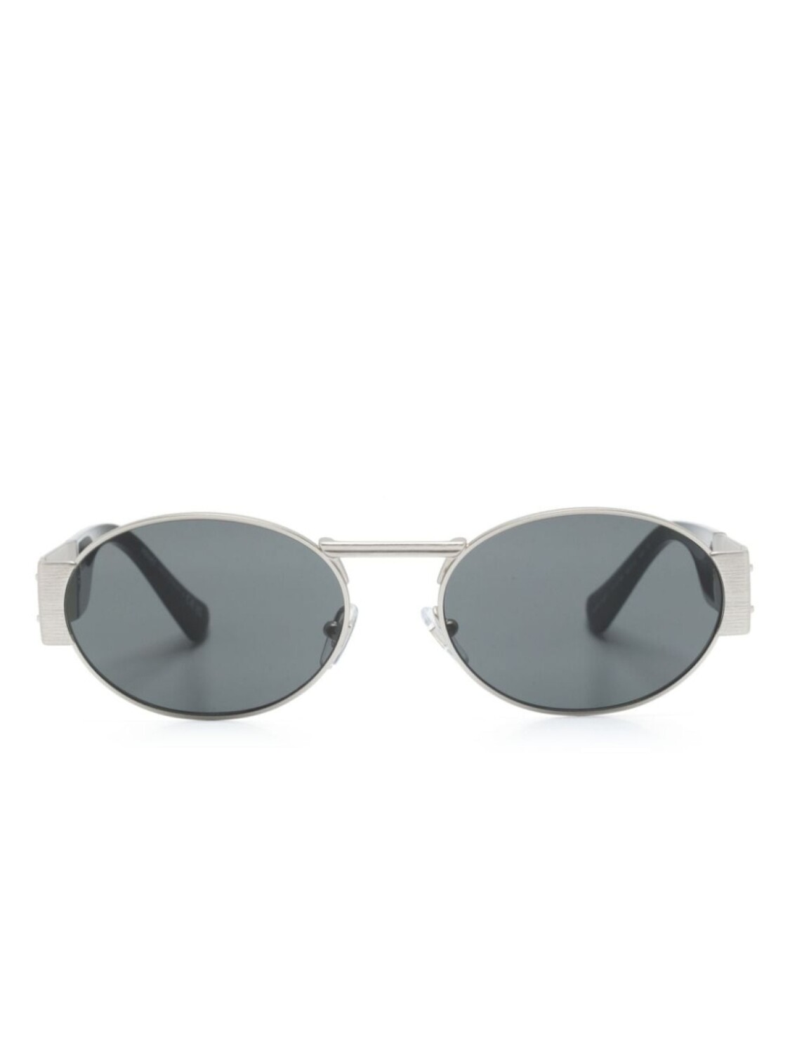 

Солнцезащитные очки в овальной оправе Versace Eyewear, серебристый