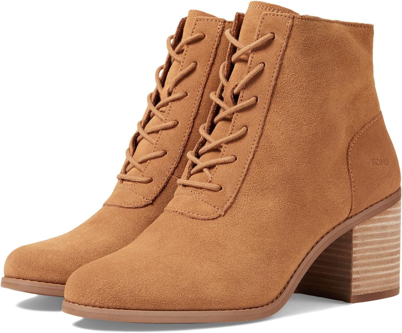 

Ботинки на шнуровке Evelyn Lace-Up TOMS, цвет Tan Suede