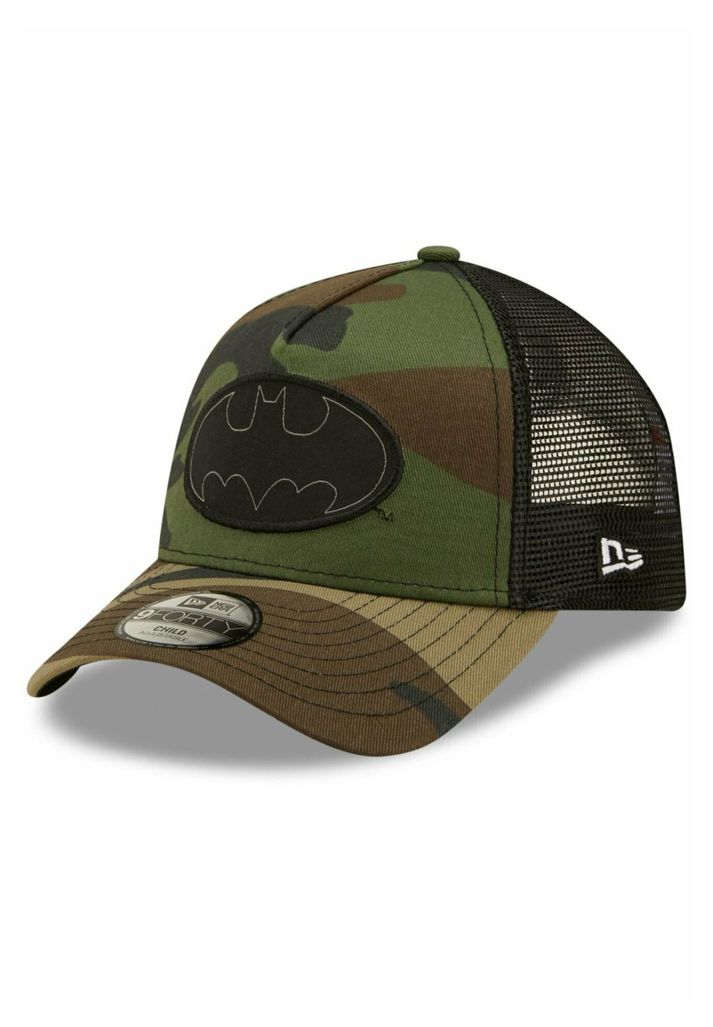 Бейсболка TRUCKER BATMAN New Era, цвет wood camo