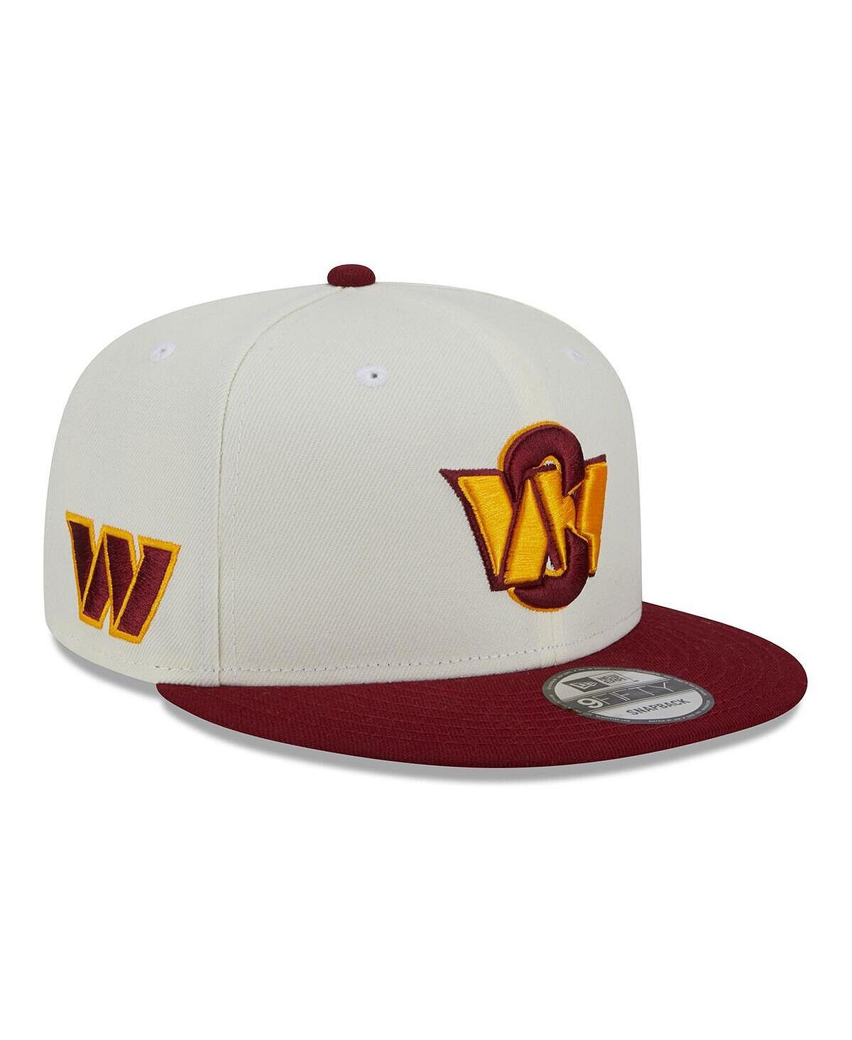 

Мужская кремовая, бордовая кепка Washington Commanders City Originals 9FIFTY Snapback New Era