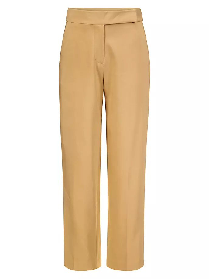 

Прямые брюки Michael Michael Kors, цвет dark camel