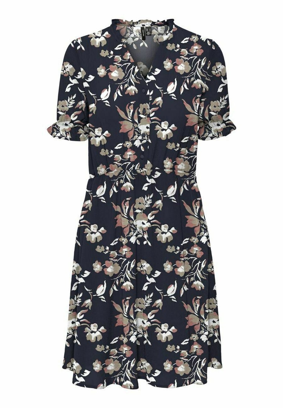 

Платье-рубашка Vero Moda, темно-синий