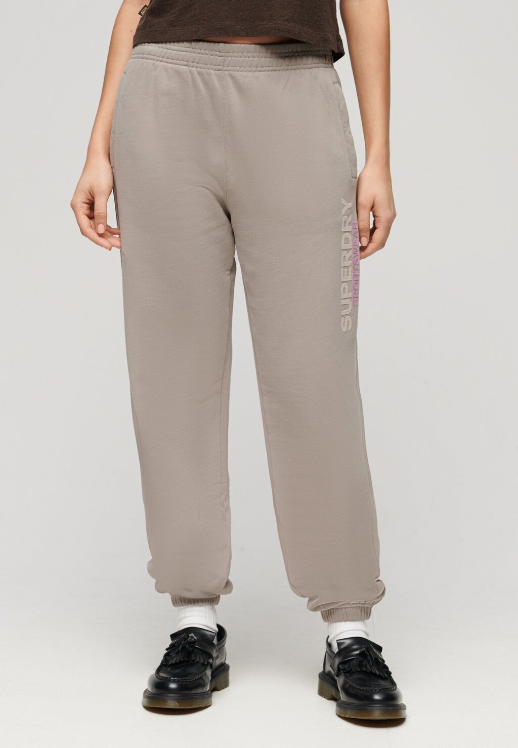 

Спортивные брюки FRIEND JOGGERS Superdry, бежевый