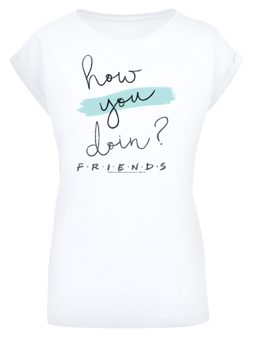 Рубашка F4Nt4Stic Friends How You Doin?, белый