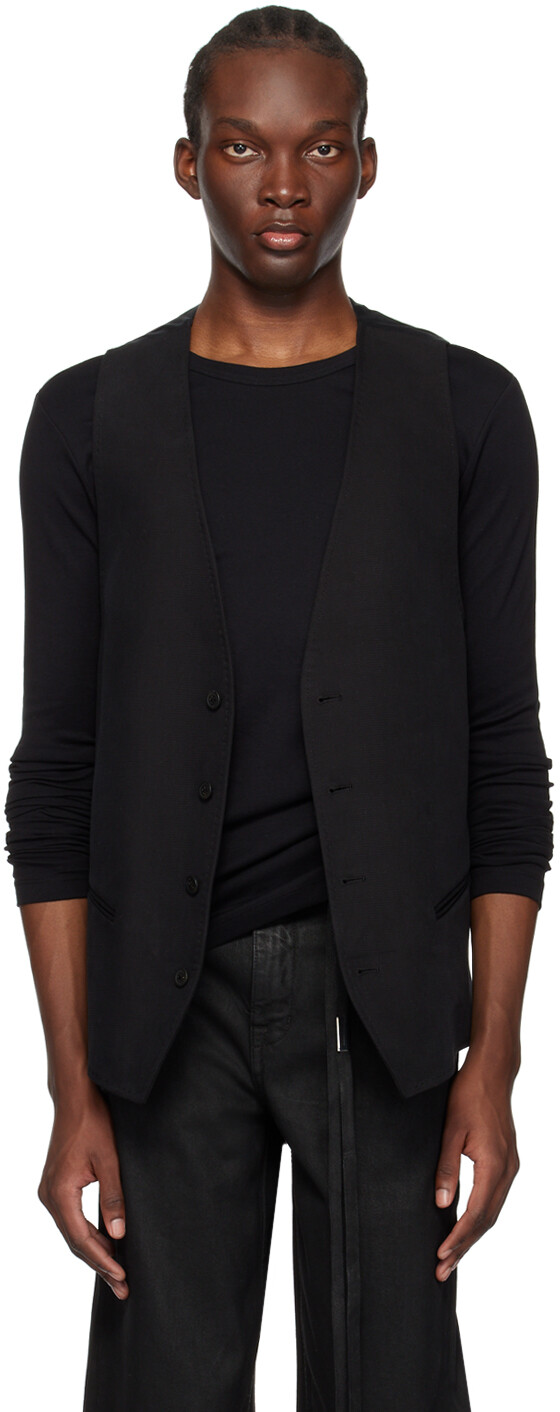 

Черный жилет Ann Demeulemeester Ruben