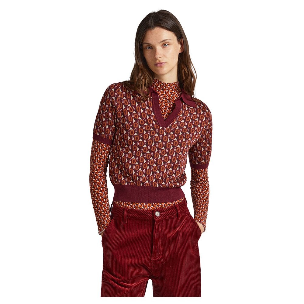 

Поло с коротким рукавом Pepe Jeans Elle Polo, красный