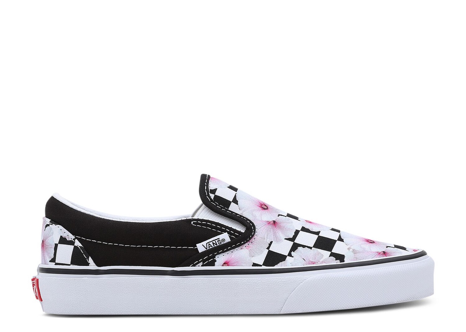 

Кроссовки Vans Classic Slip-On 'Hibiscus Floral Checkerboard', черный