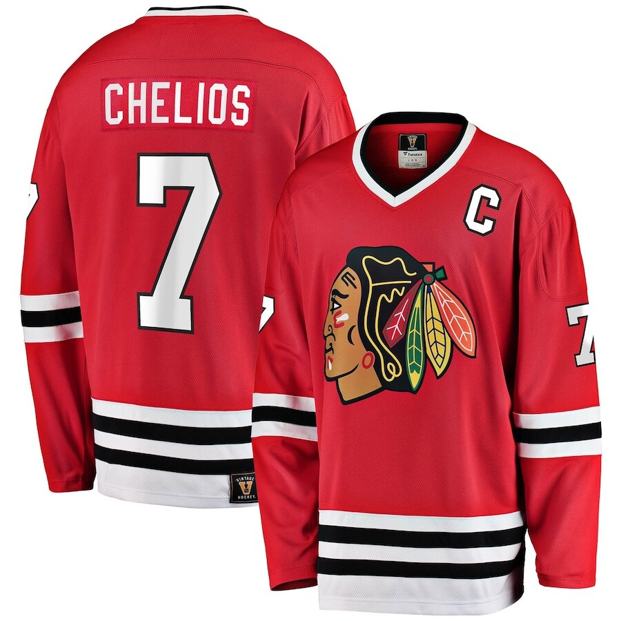 

Джерси Fanatics Branded Chicago Blackhawks, красный