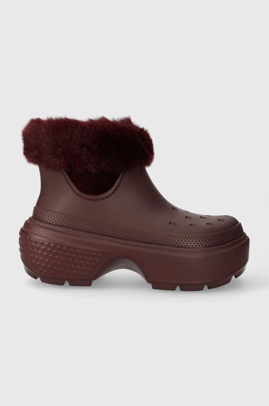 цена Зимние ботинки Stomp Lined Boot Crocs, бордовый