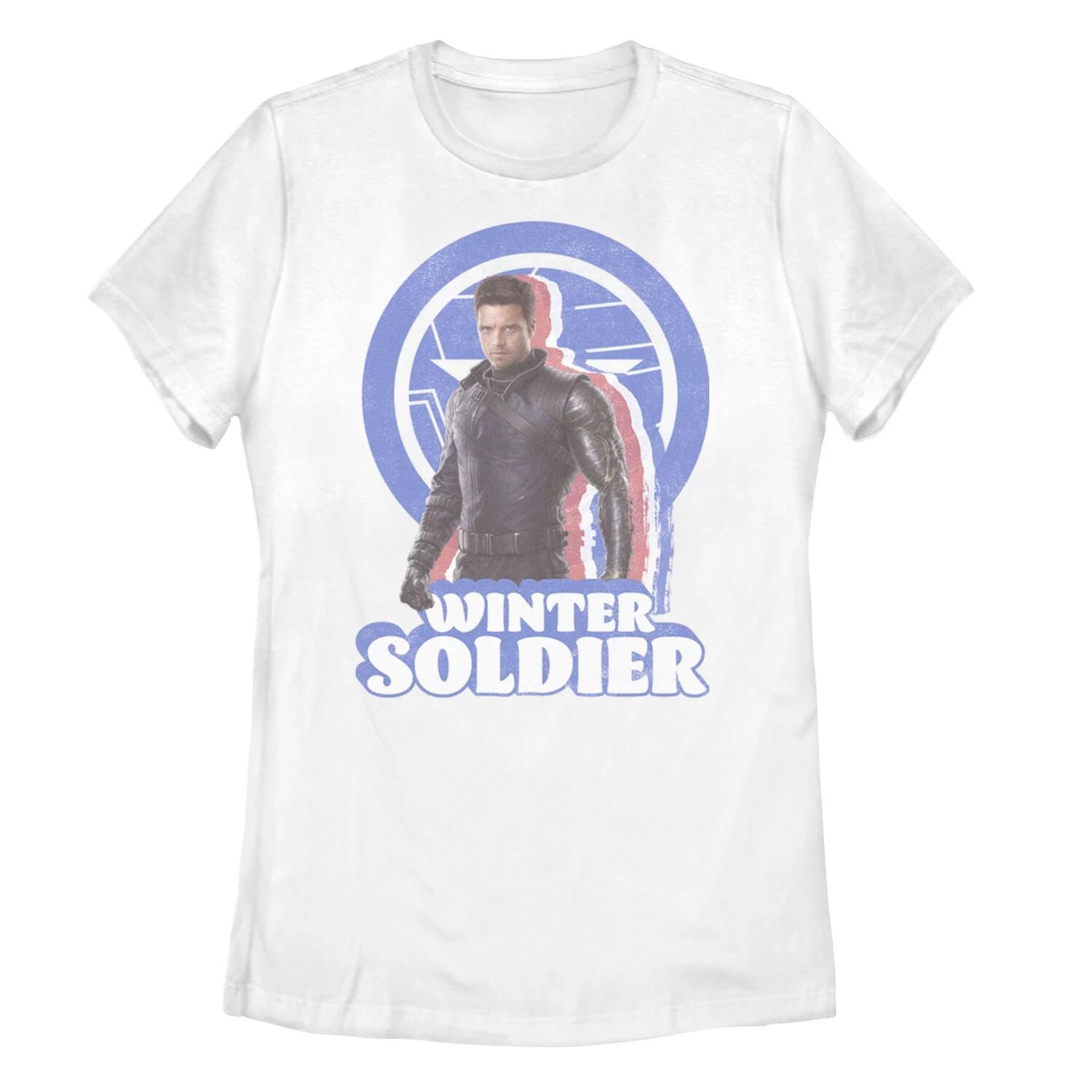 

Потертая футболка с плакатом Bucky для юниоров Falcon Winter Soldier Licensed Character