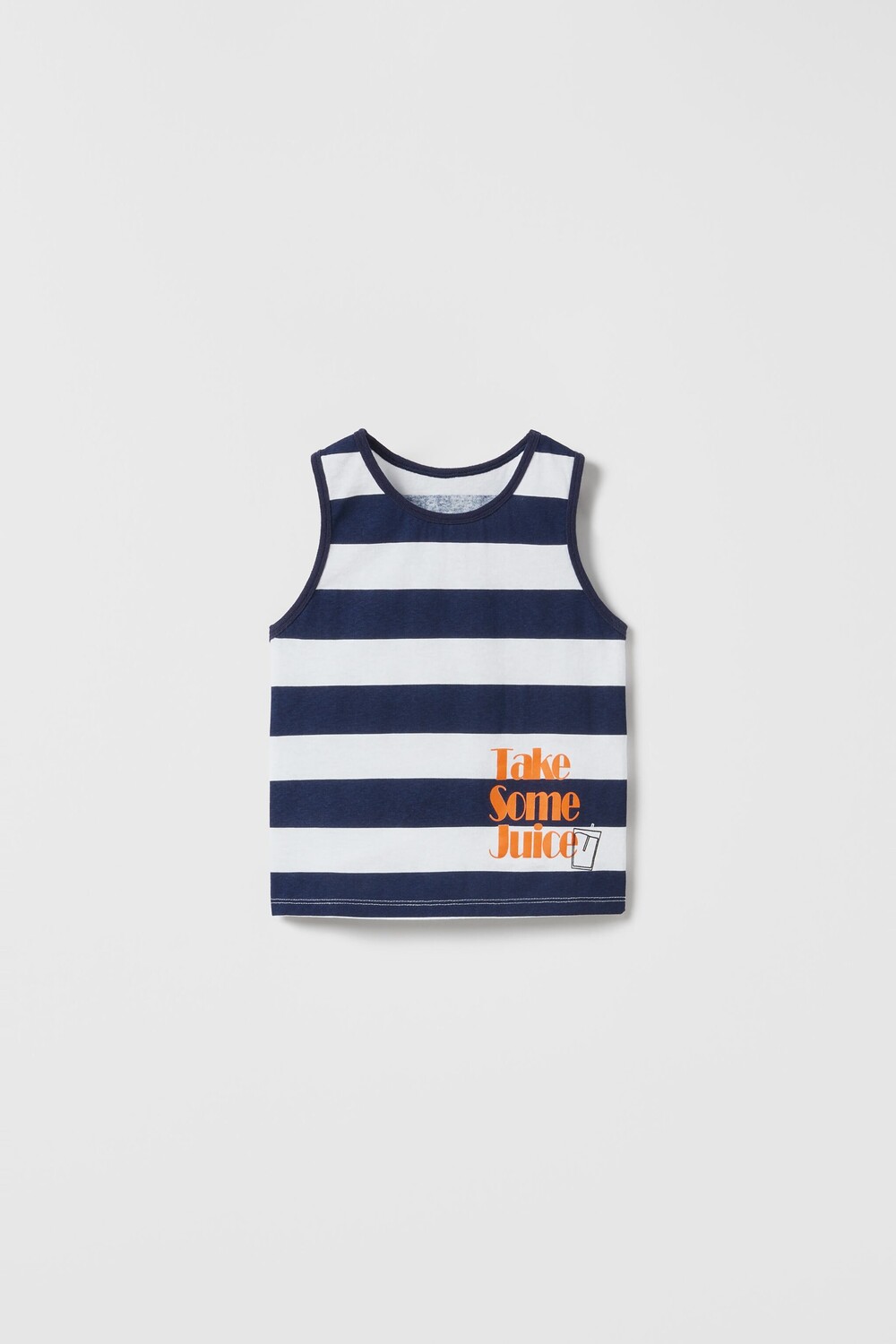 

Полосатая футболка Zara, синий
