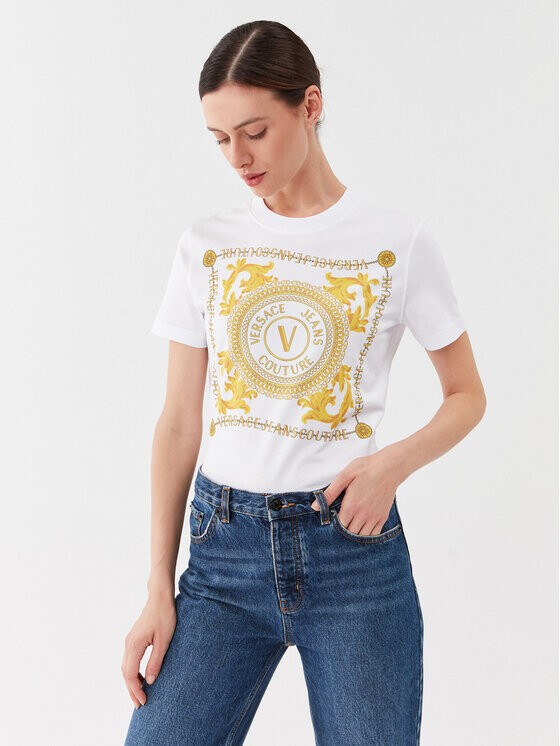 

Футболка стандартного кроя Versace Jeans Couture, белый