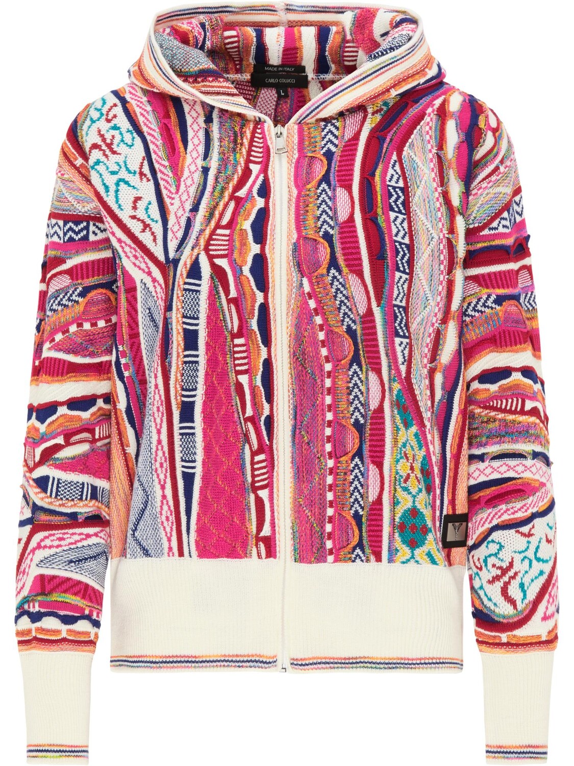 

Толстовка Carlo Colucci Strickjacke Calamari, белый