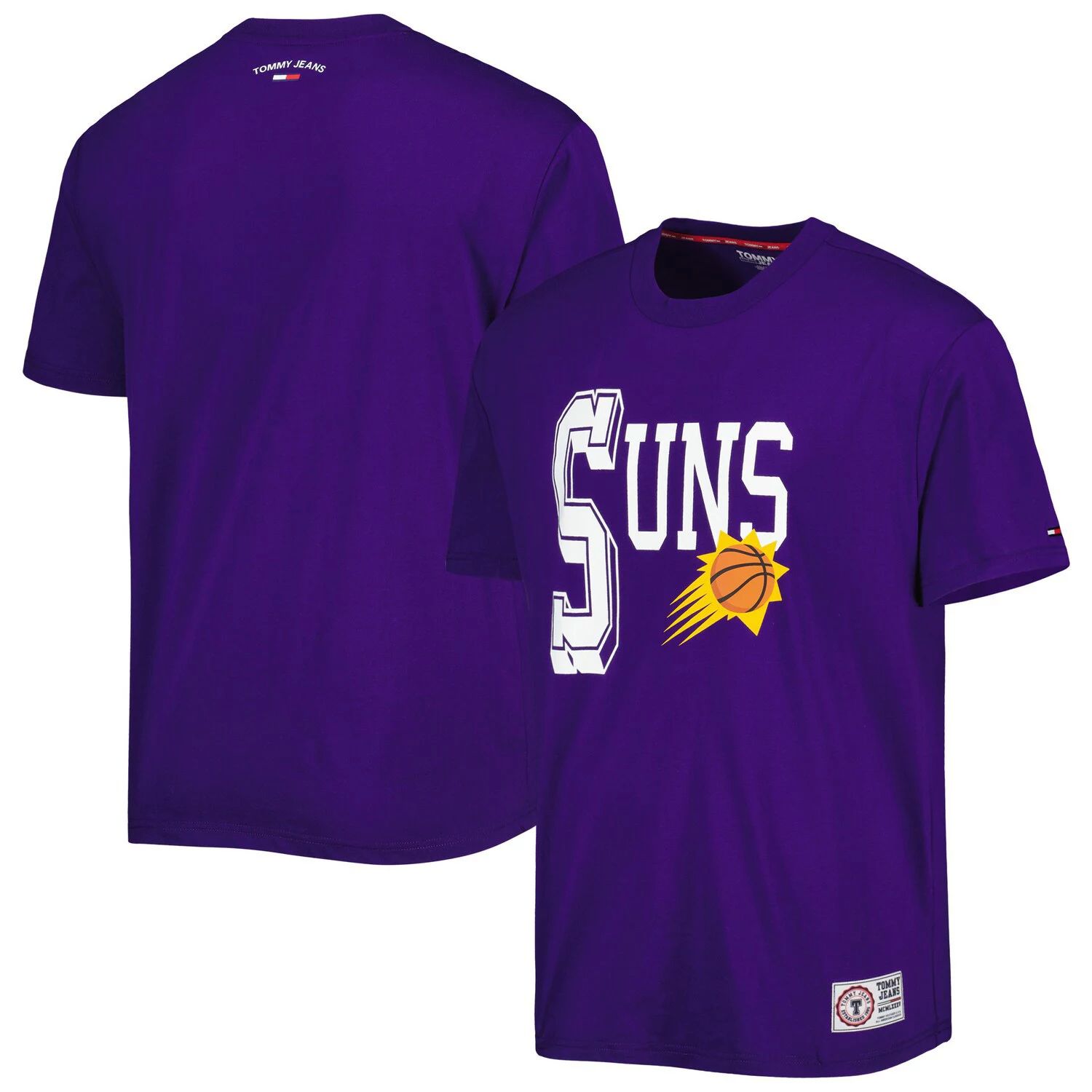 

Мужская фиолетовая футболка Tommy Jeans Phoenix Suns Mel Varsity, Фиолетовый