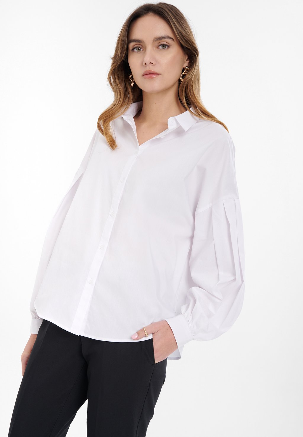 Блузка-рубашка Greenpoint, цвет white
