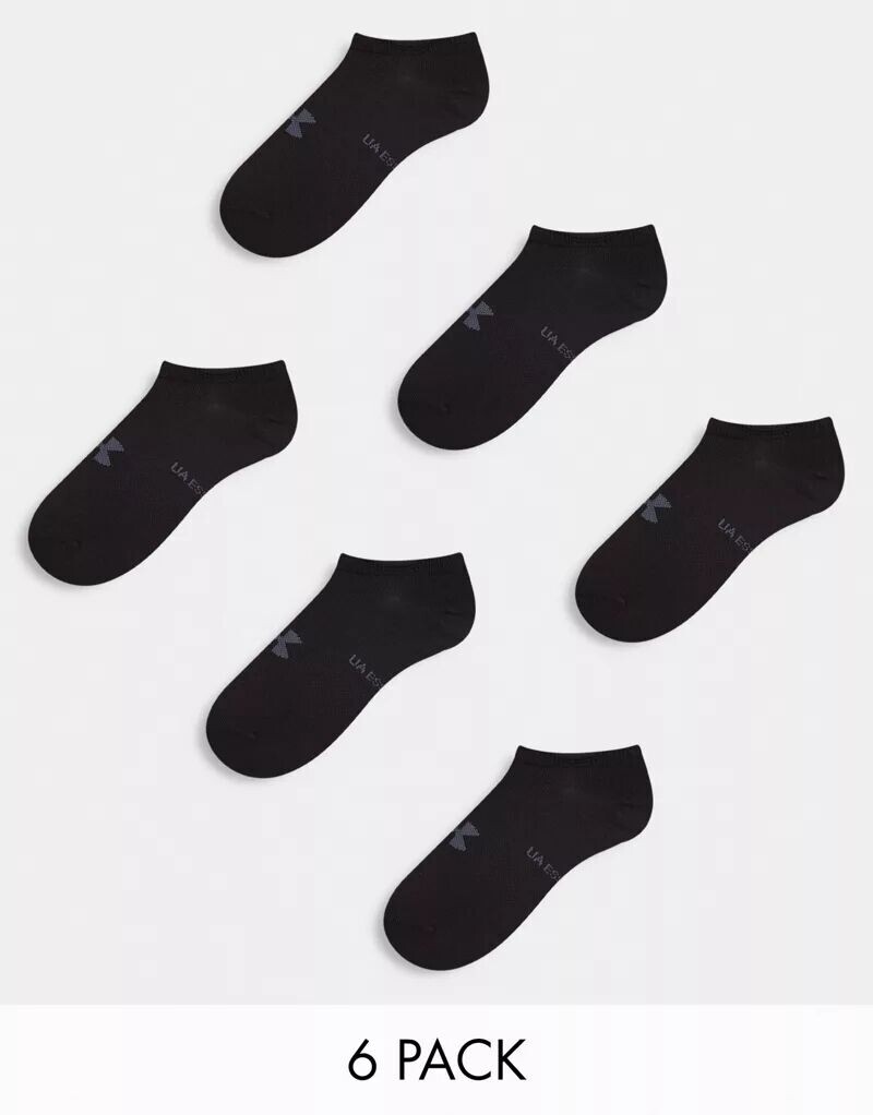 

Набор из 6 белых коротких носков Under Armour Essential