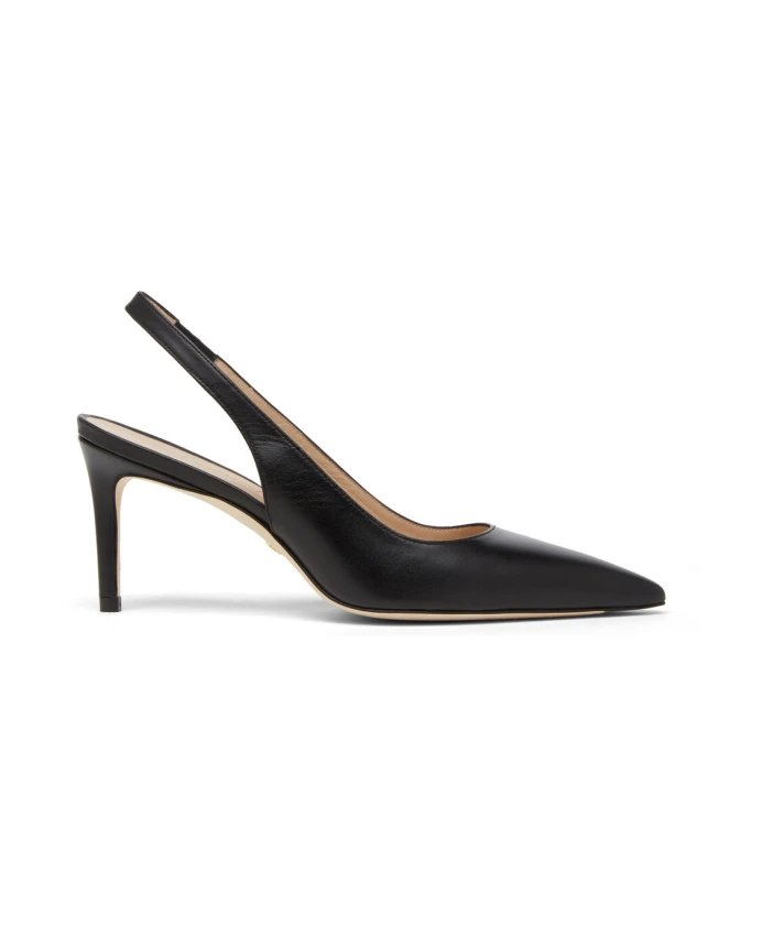 

Туфли Лодочки с пяткой на пятке 75 мм Stuart Weitzman, черный