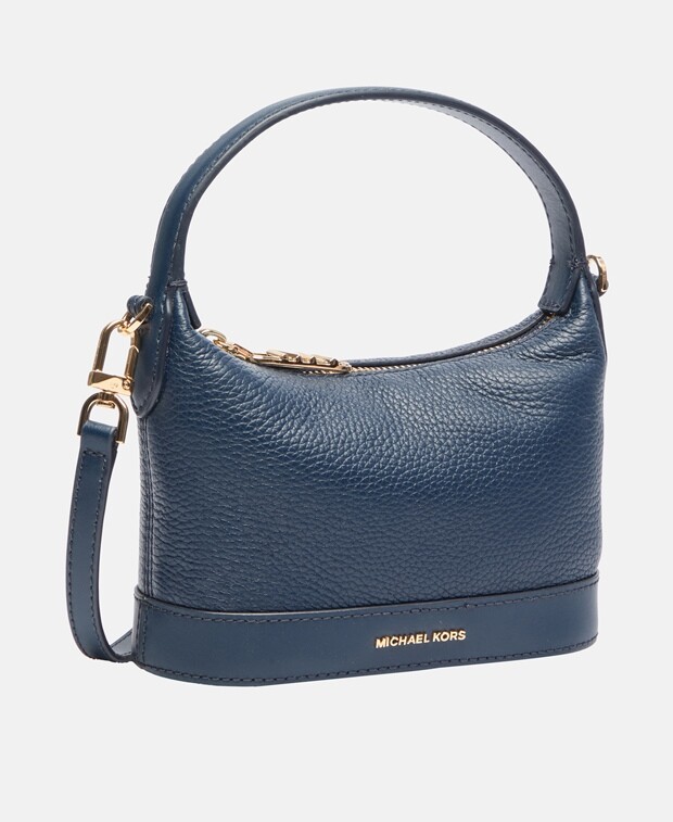 

Кожаная сумка-мессенджер Michael Michael Kors, темно-синий