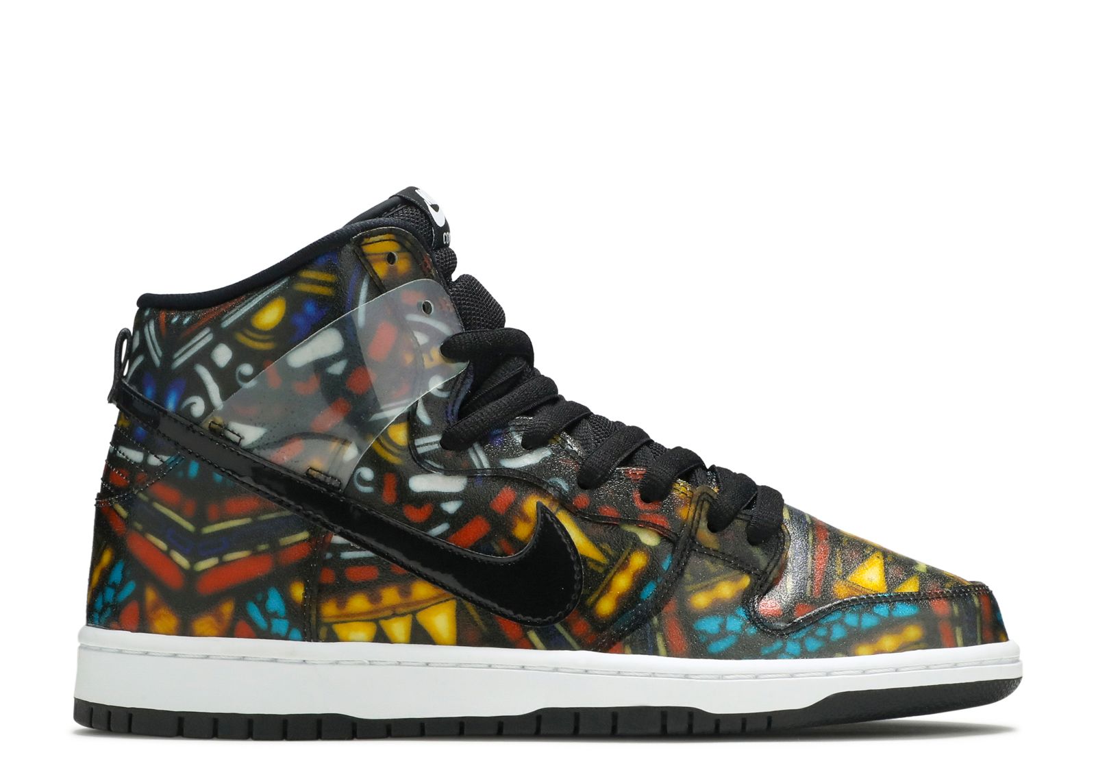 Кроссовки Nike Concepts X Sb Dunk High 'Stained Glass' Special Box, разноцветный