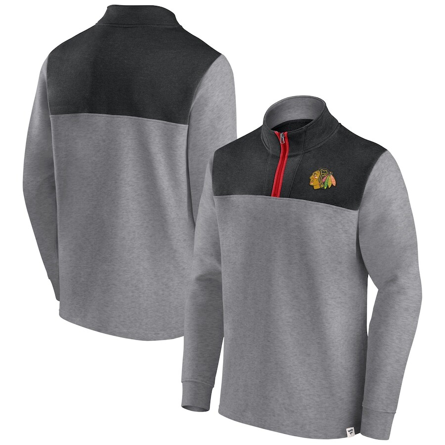 

Куртка Fanatics Branded Chicago Blackhawks, серый