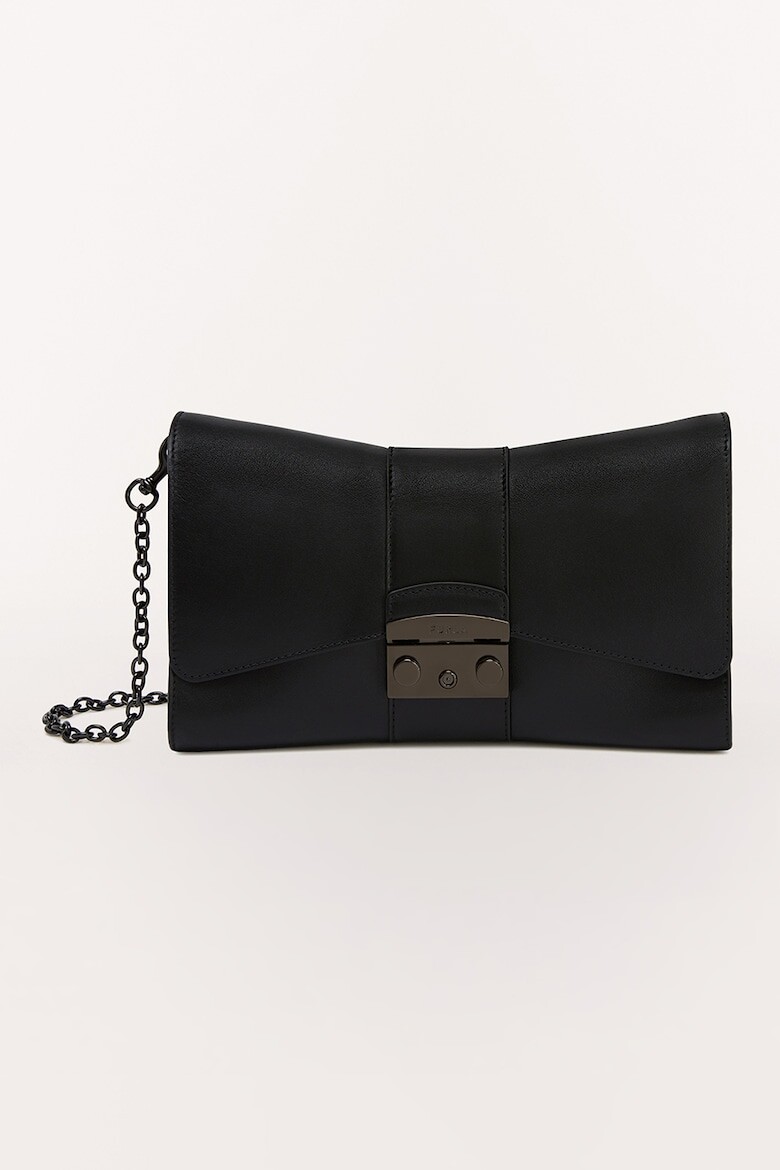 

Кожаная сумка Metropolis Furla, черный