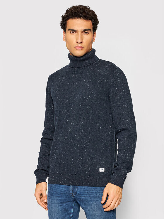 

Свитер с высоким воротником обычного кроя Jack&Jones, синий