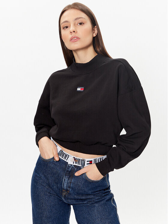 

Толстовка свободного кроя Tommy Jeans, черный