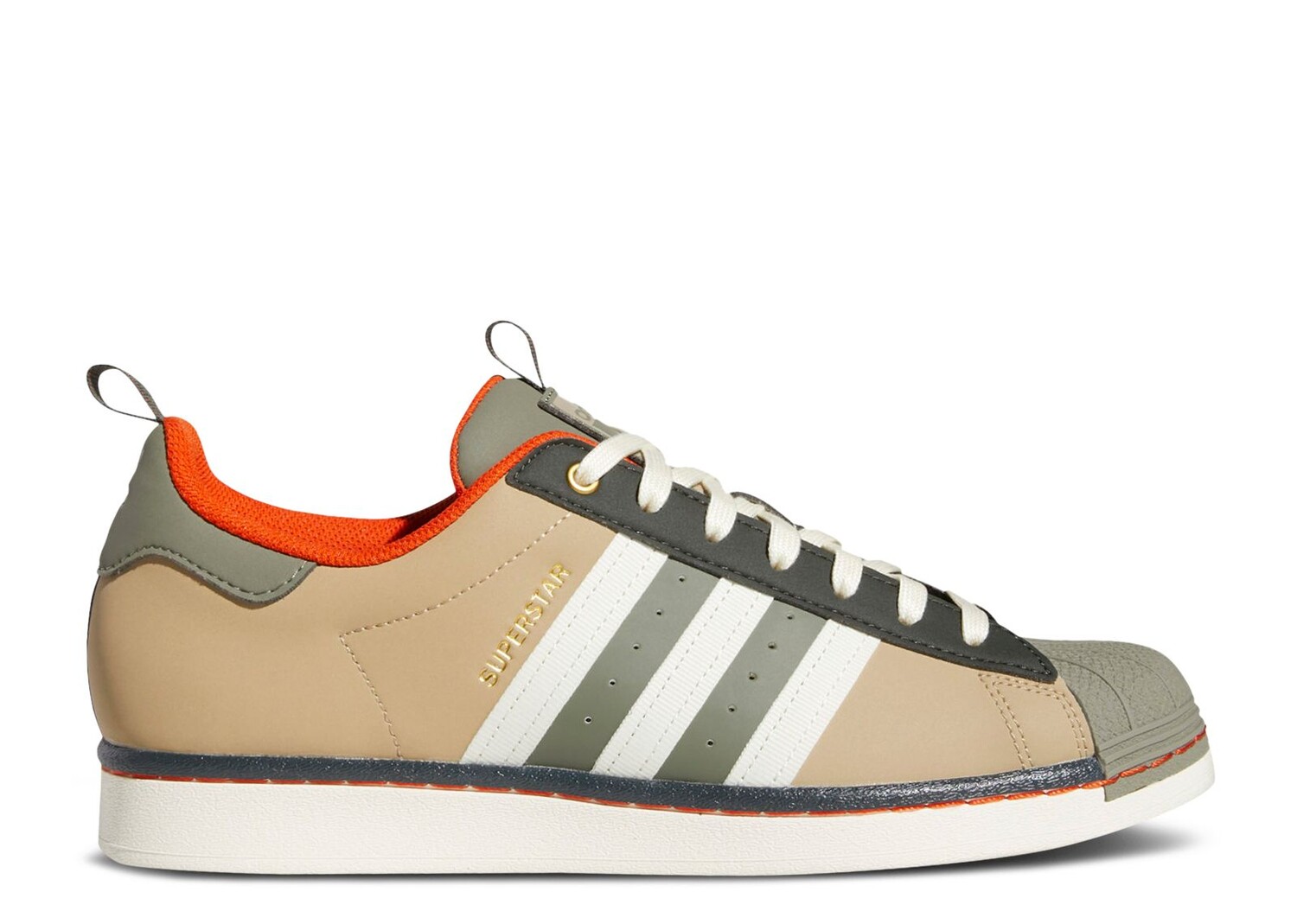 

Кроссовки adidas Superstar 'Hemp Cream', кремовый, Бежевый