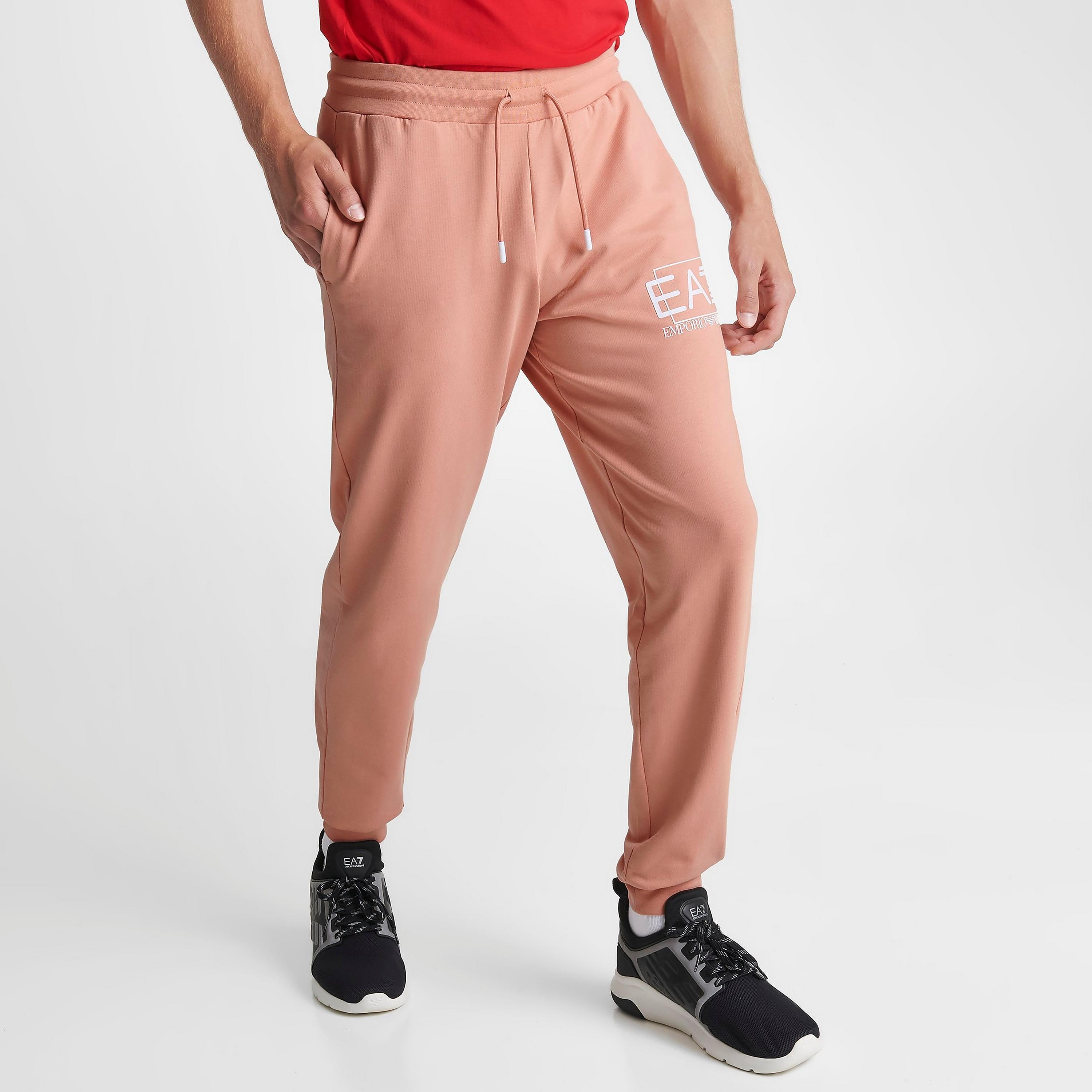 Заказать Мужские брюки-джоггеры с шлейфом Emporio Armani EA7, розовый –цены, описание и характеристики в «CDEK.Shopping»