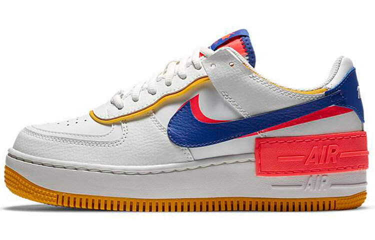 

Nike Air Force 1 Shadow женский белый малиновый синий
