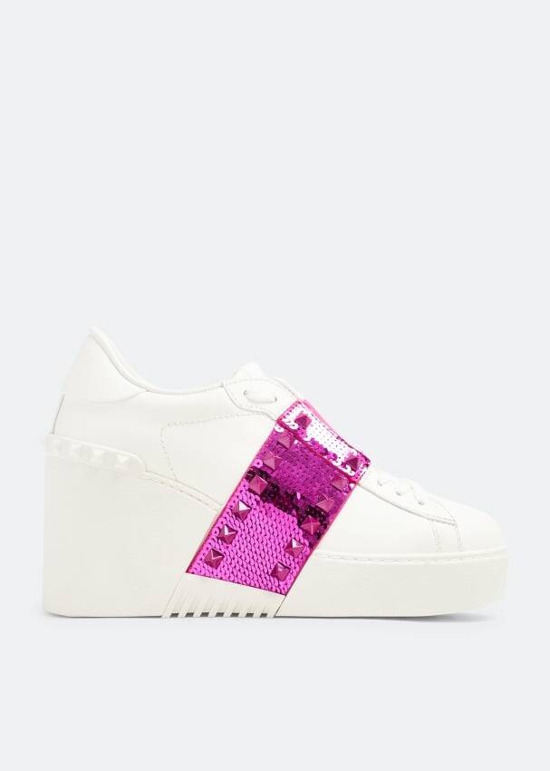

Кроссовки Valentino Garavani Open Disco Wedge, белый