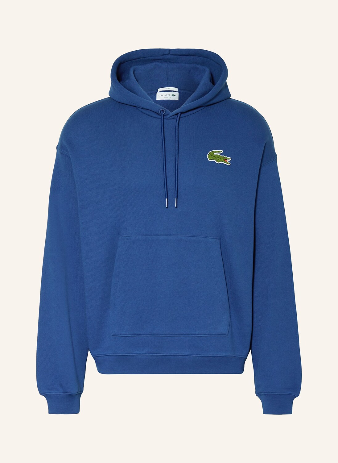 

Толстовка с капюшоном Lacoste, синий