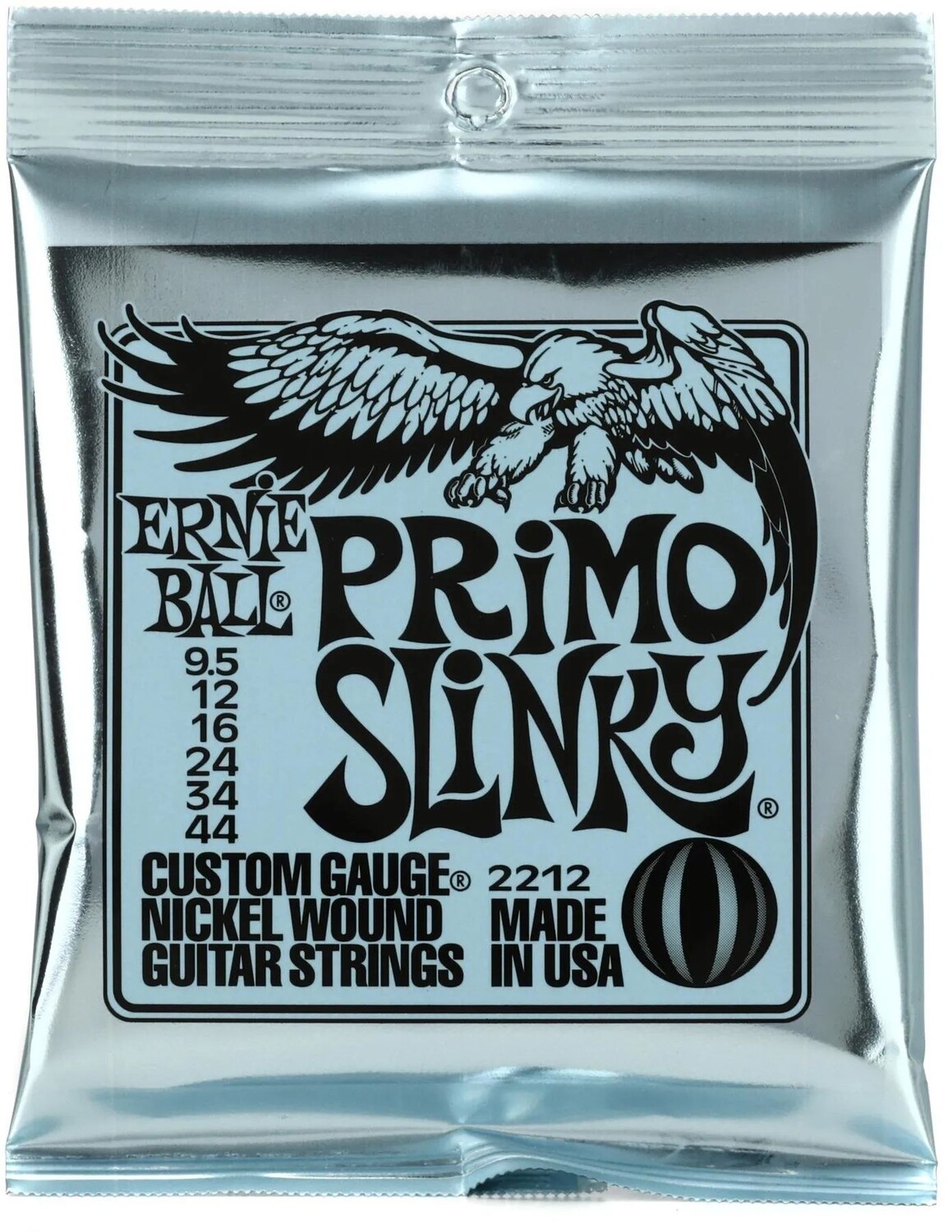 

Струны для электрогитары Ernie Ball 2212 Primo Slinky с никелевой обмоткой — .0095-.044