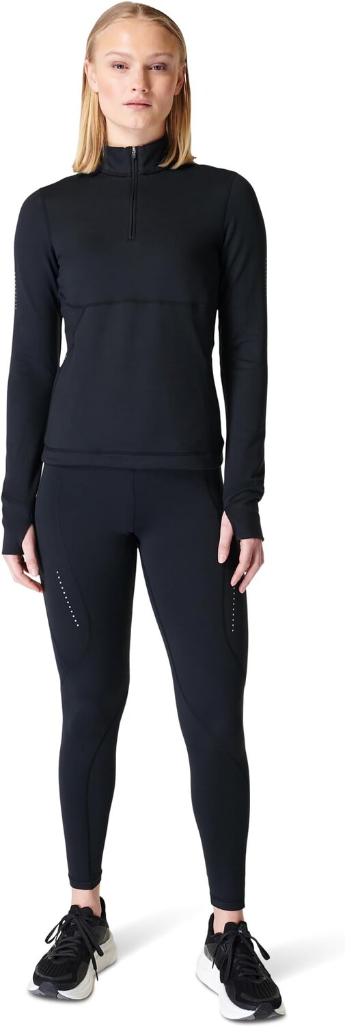 

Therma Running, молния 1/2 Sweaty Betty, черный