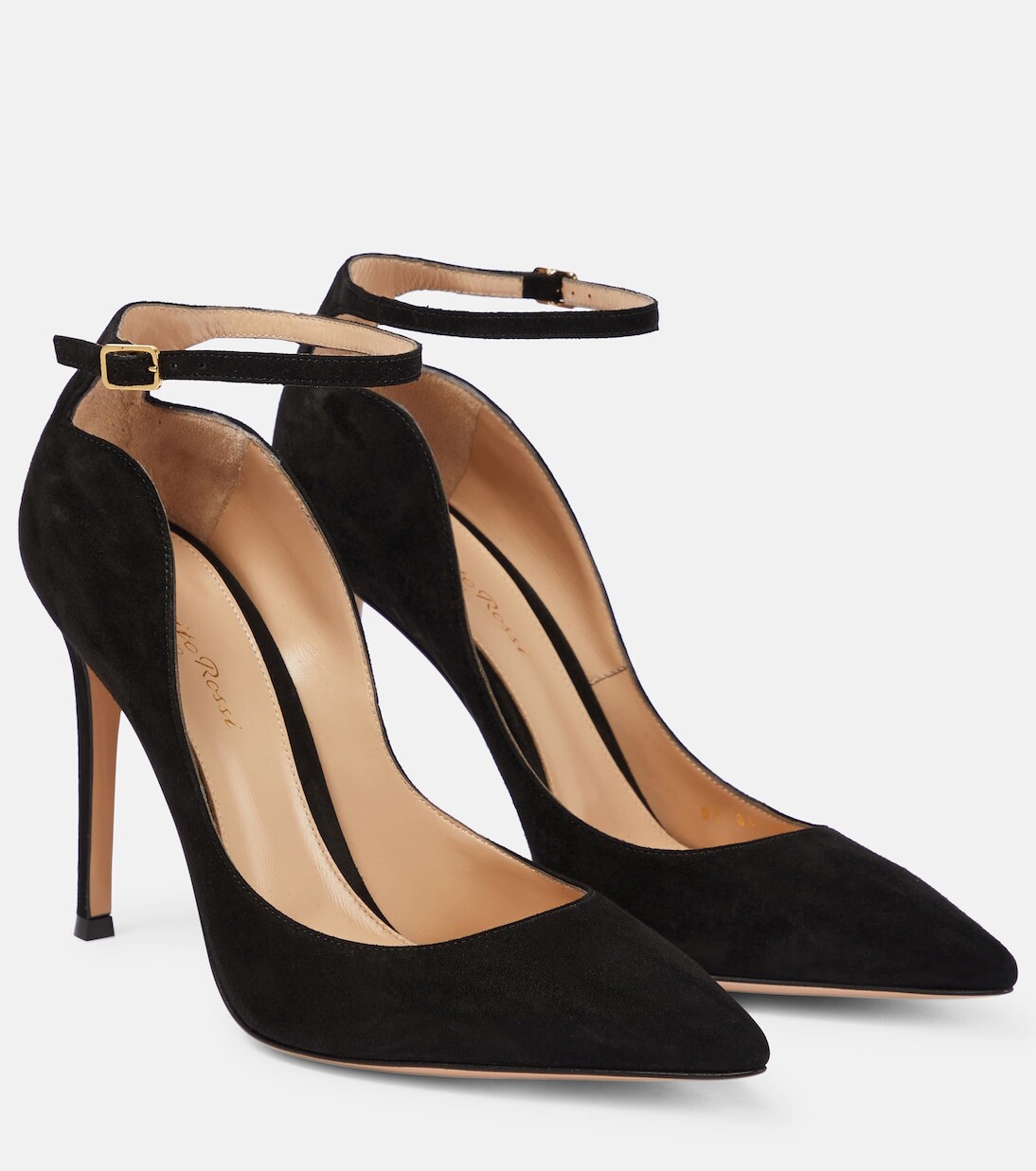 

Замшевые туфли Gianvito Rossi, черный