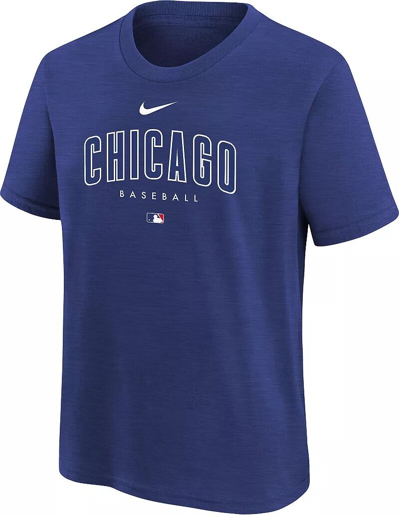 

Синяя футболка Early Work Nike Youth Chicago Cubs