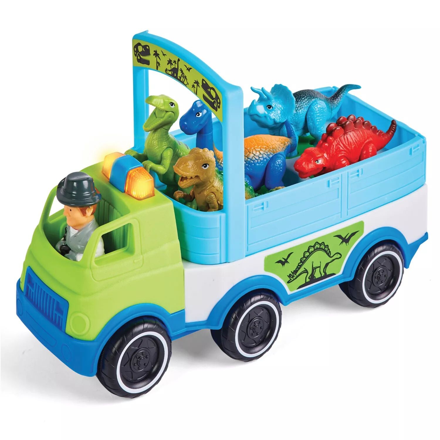 цена Набор Kidoozie Dino Adventure Hauler & Dinosaur Kidoozie