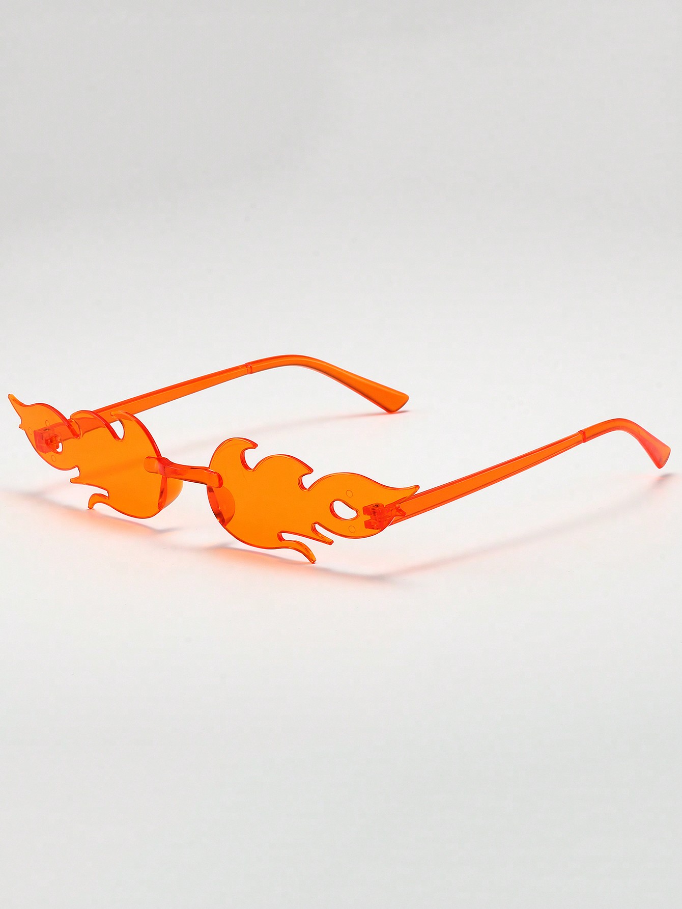 Огненный дизайн линзы модные очки Y2K летние аксессуары для путешествий