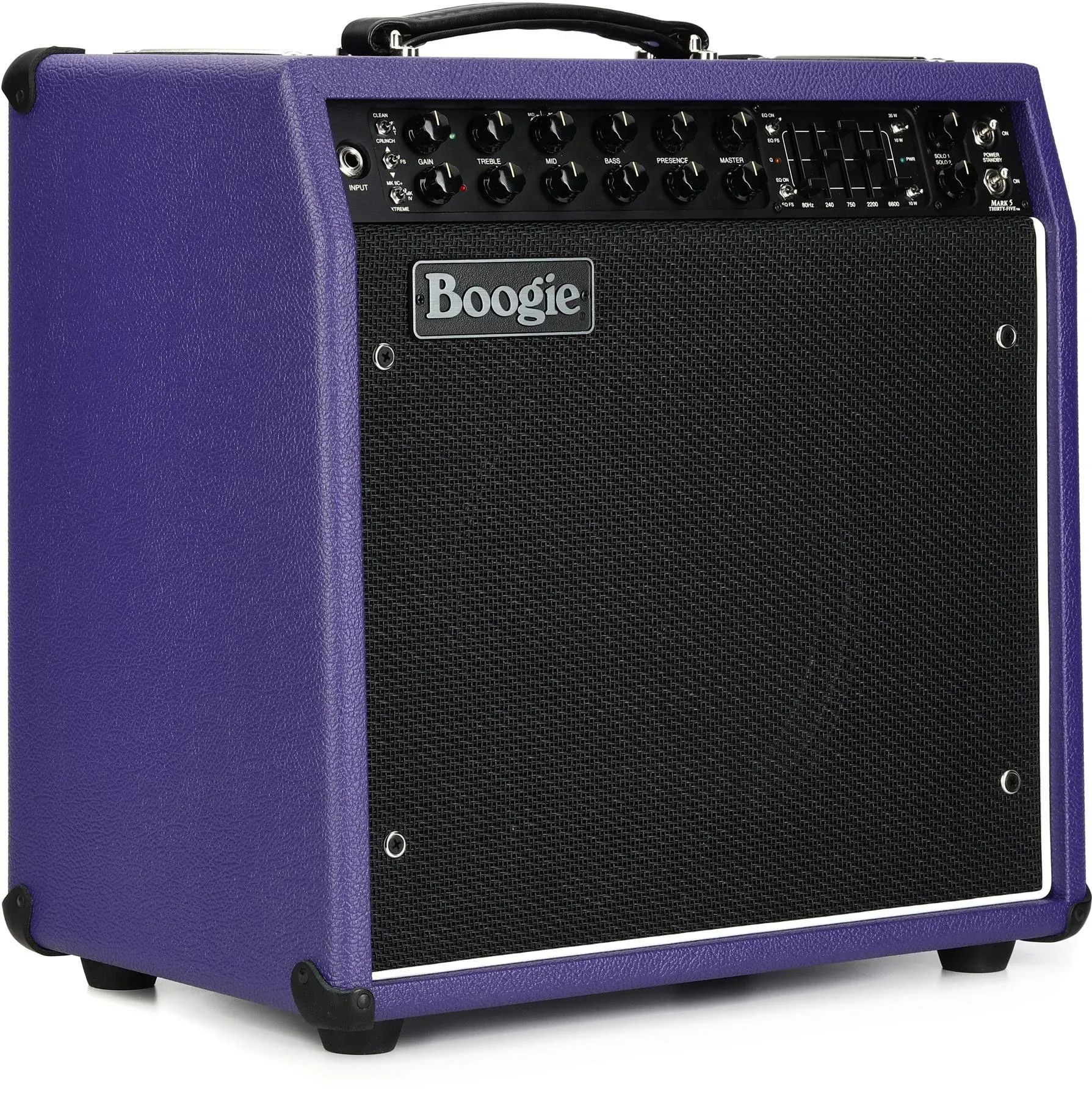 

Mesa/Boogie Mark Five:35 1 x 12-дюймовый ламповый комбоусилитель мощностью 35/25/10 Вт — Purple Bronco