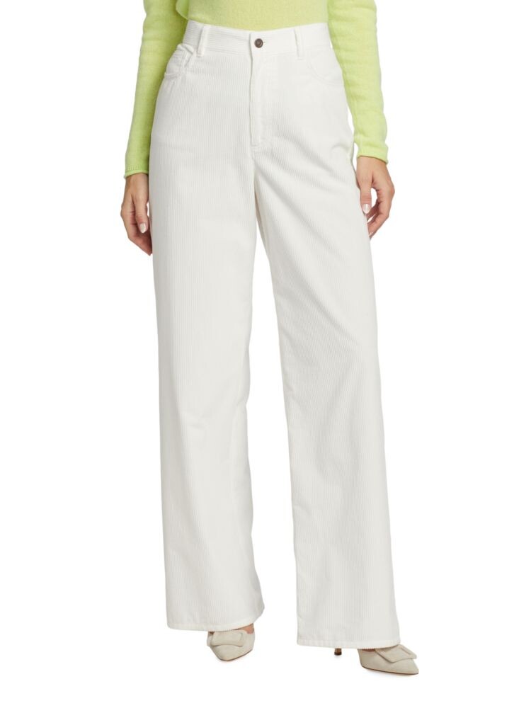 

Вельветовые брюки-бойфренды Crosby Lafayette 148 New York, цвет Cloud