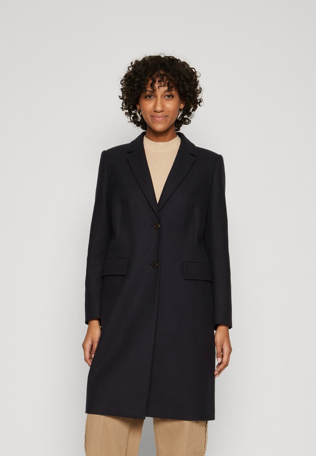 

Пальто классическое CLASSIC LIGHT COAT Tommy Hilfiger, цвет desert sky