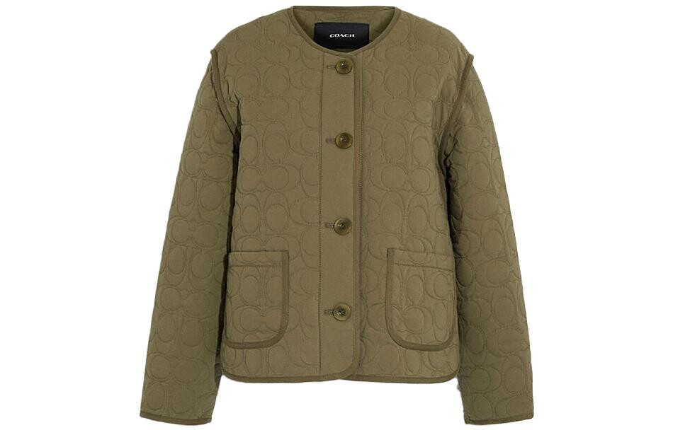 

COACH Женская куртка, цвет ArmyGreen