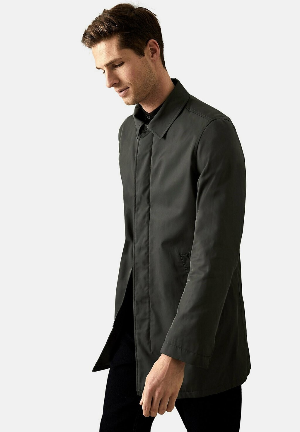 

Короткое пальто Marks & Spencer, серый