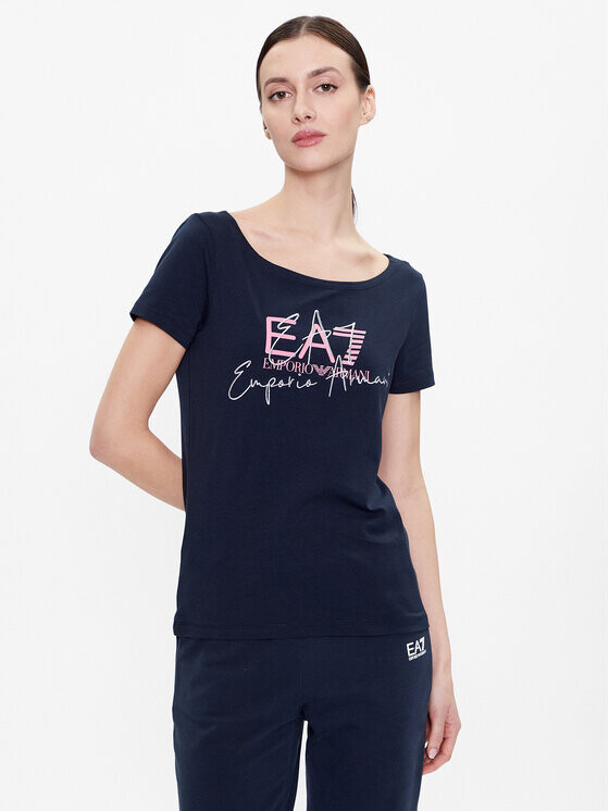 

Футболка стандартного кроя Ea7 Emporio Armani, синий