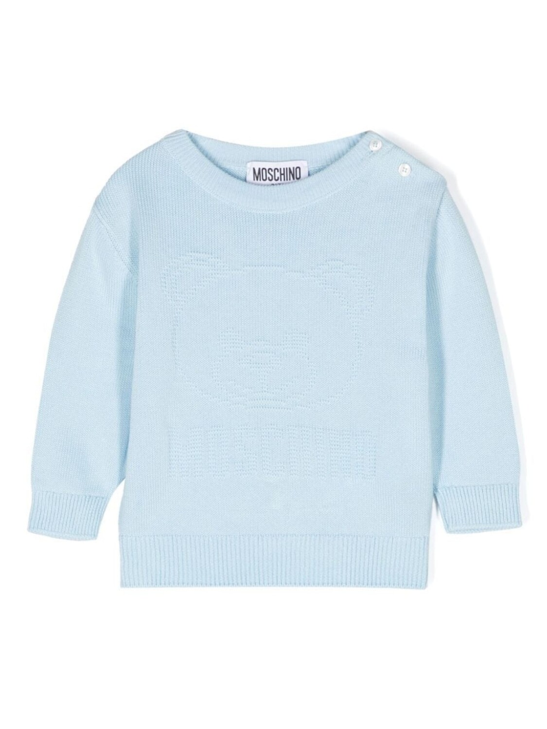 

Moschino Kids джемпер Teddy Bear, синий