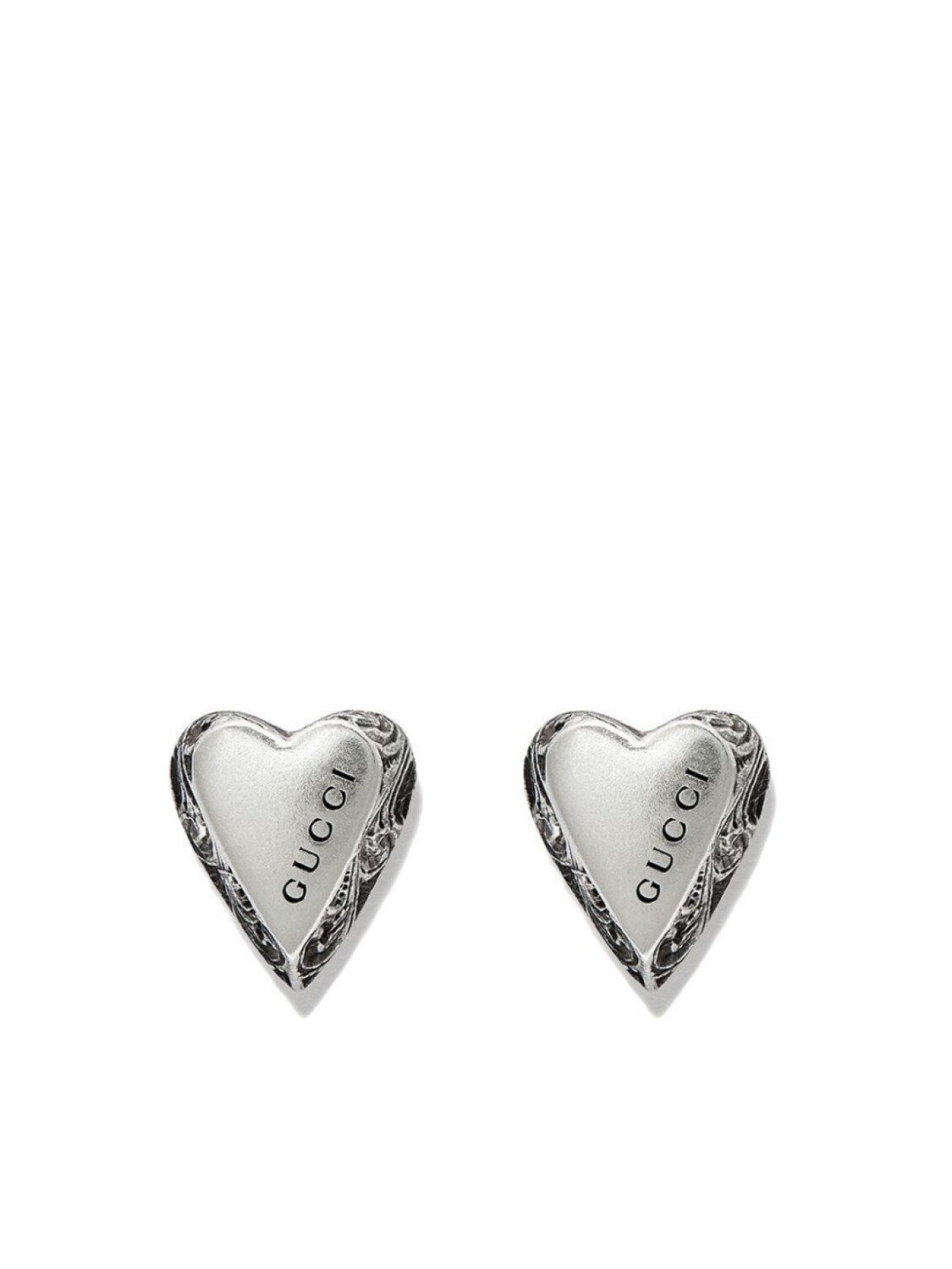 

Серьги-гвоздики с логотипом Gucci, серебряный