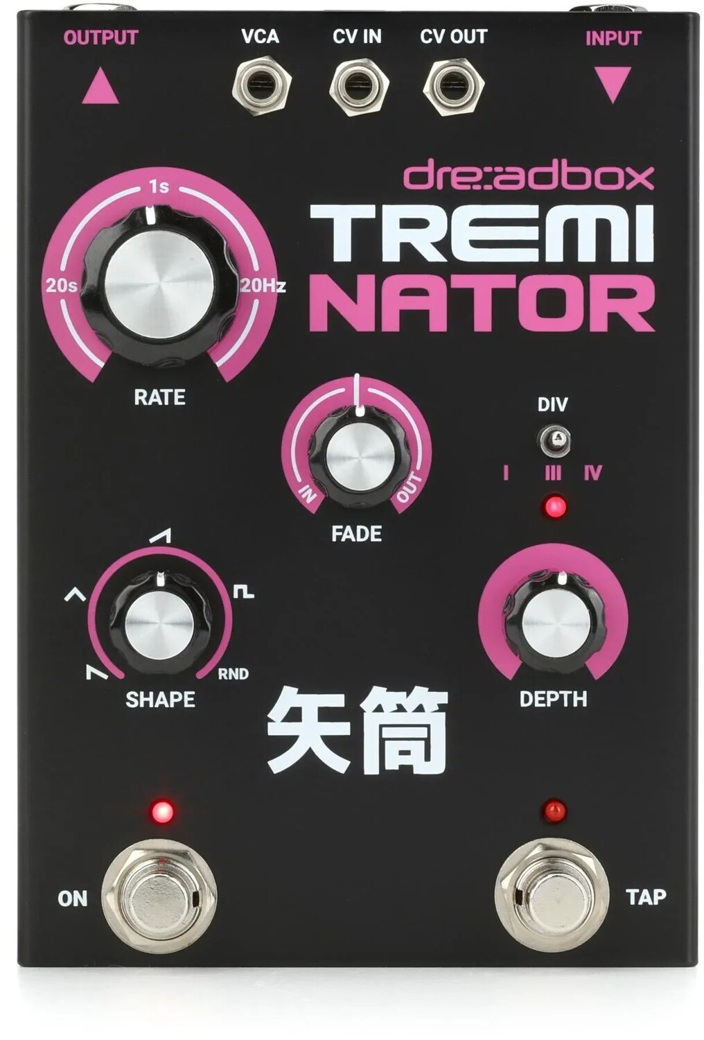

Аналоговая педаль тремоло Dreadbox Treminator