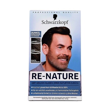 

Re-Nature ђ“ Против седины  Men ђS Natural Coloring Kit ђњ Men Dark ђќ Коричневый/Черный, Schwarzkopf