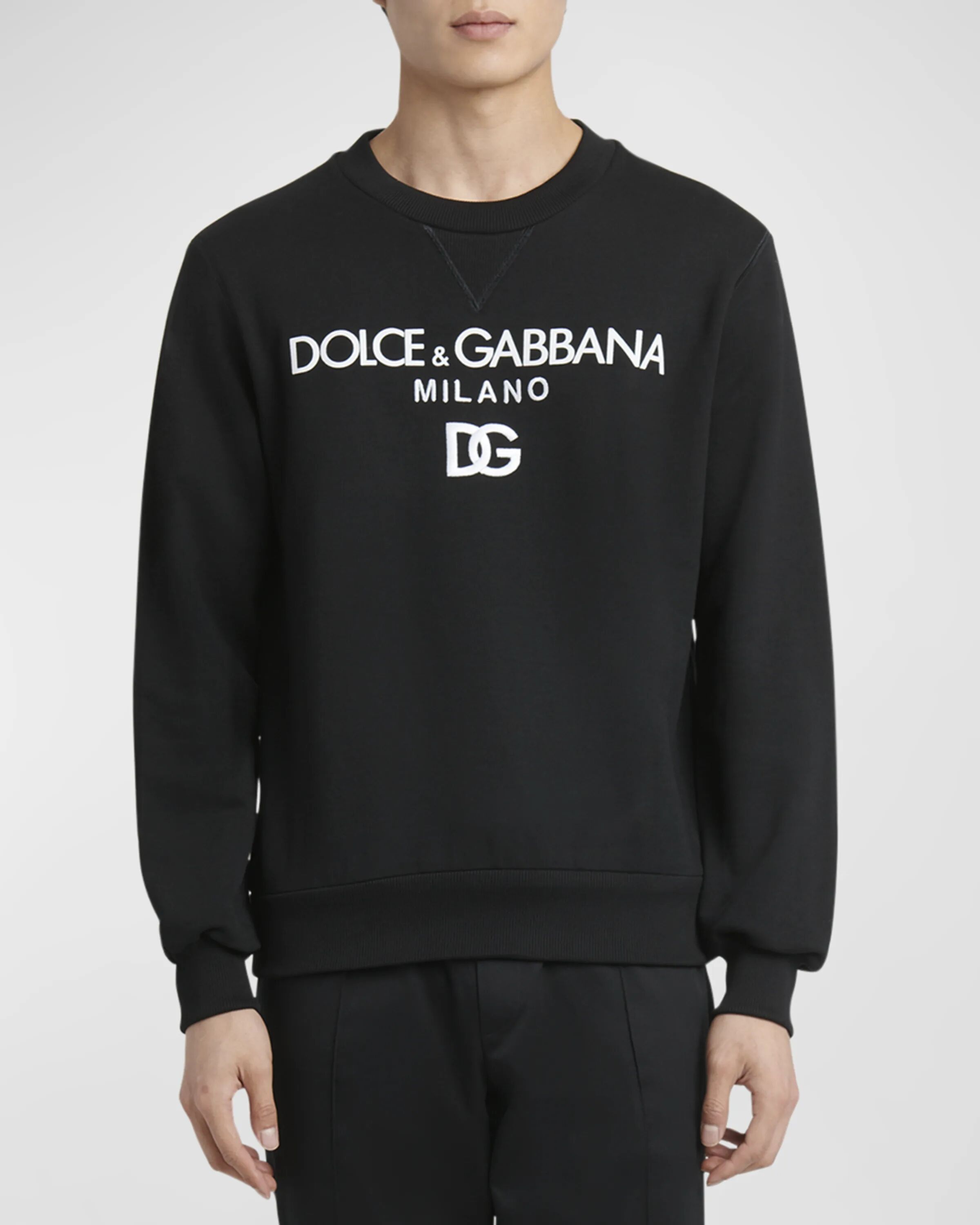 

Мужской свитшот с логотипом Milano Dolce&Gabbana, цвет Black