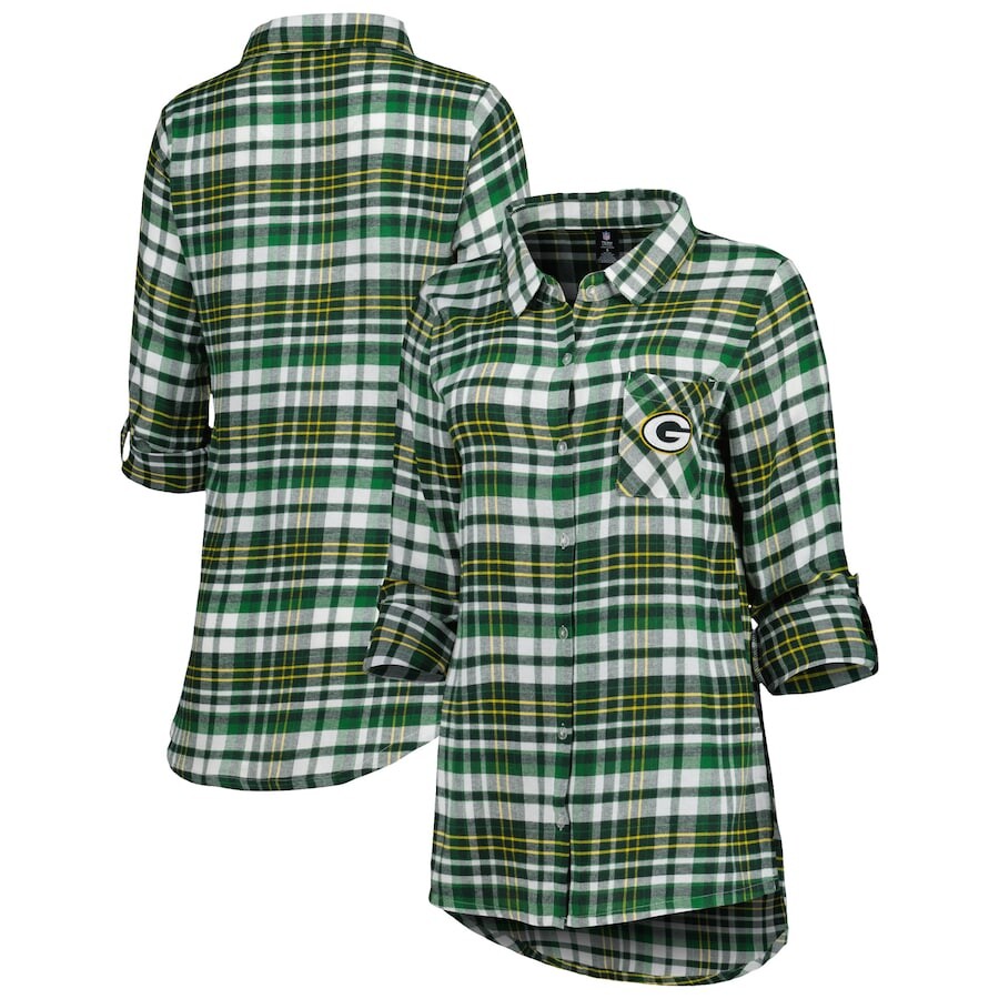 

Ночная рубашка Concepts Sport Green Bay Packers, зеленый